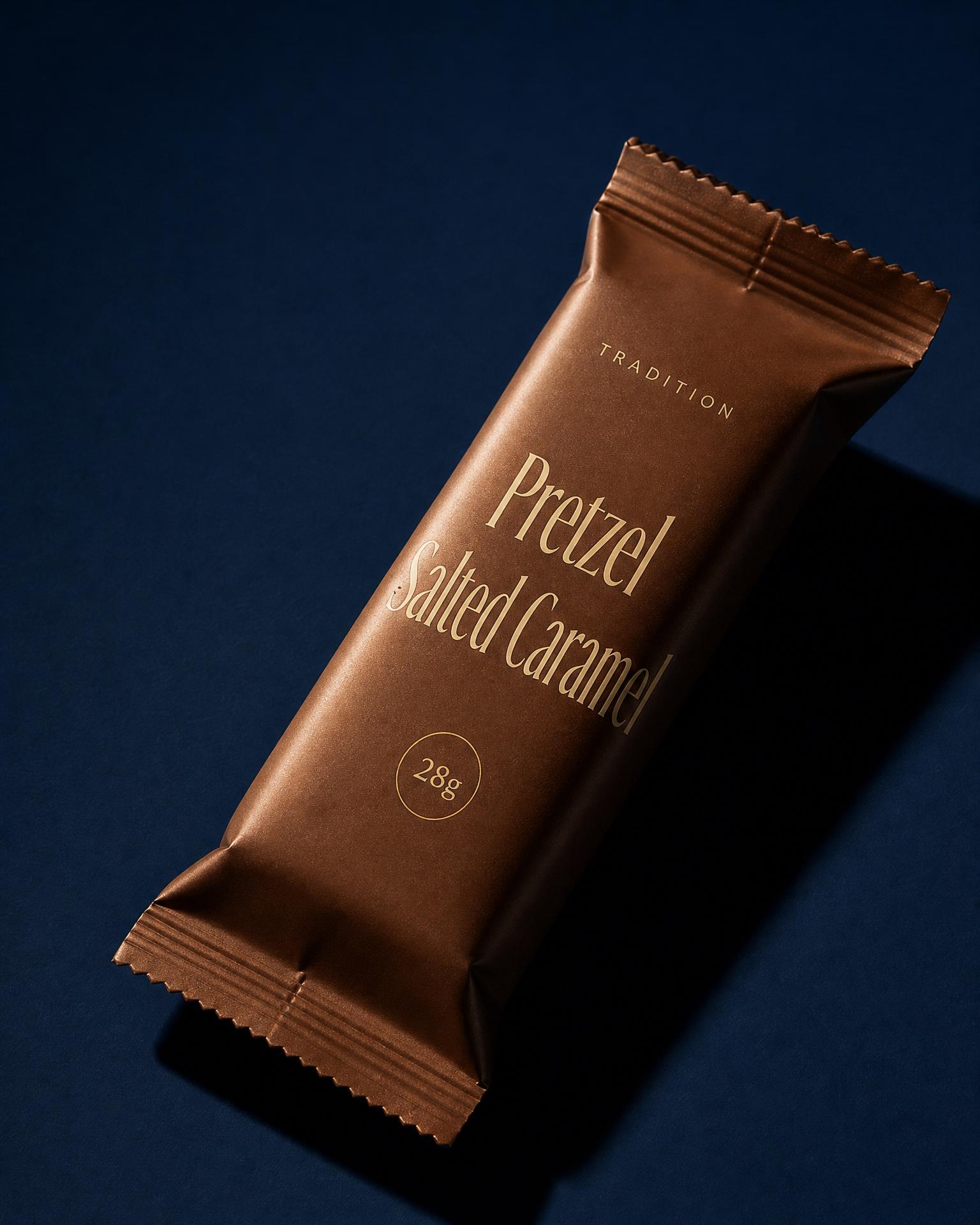 Pretzel Salted Caramel Tradition protein bar
